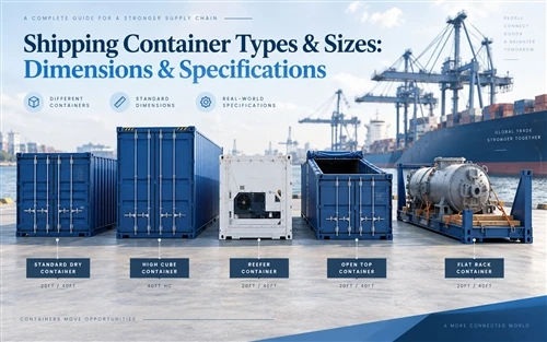 Các loại và thông số kỹ thuật của container